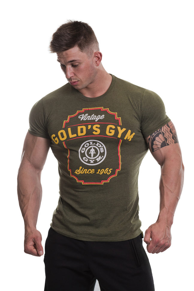 old school golds gym shirt