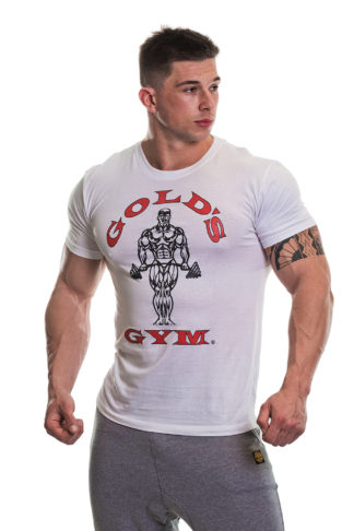 Details about   Gold's Gym Weight Plate T-Shirt White 