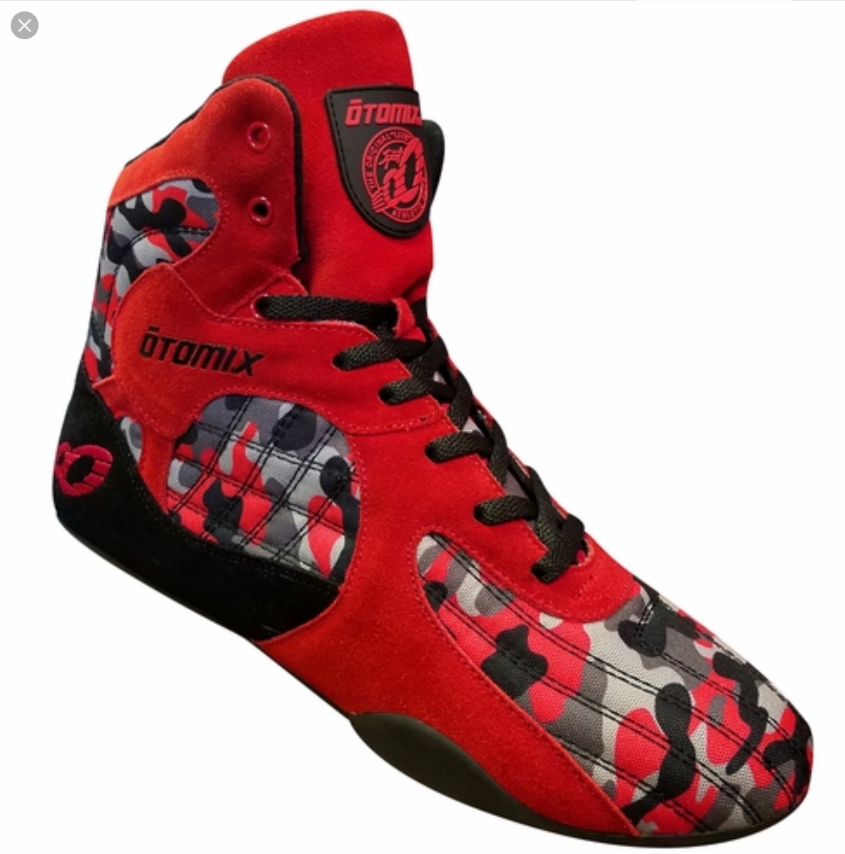 Otomix| Red Camouflage Stingray Bodybuilding Lifting Gym Shoe ...