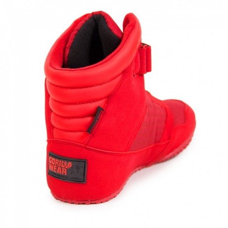 Red Gym Shoes **FREE UK DELIVERY** Gorilla Wear High Tops