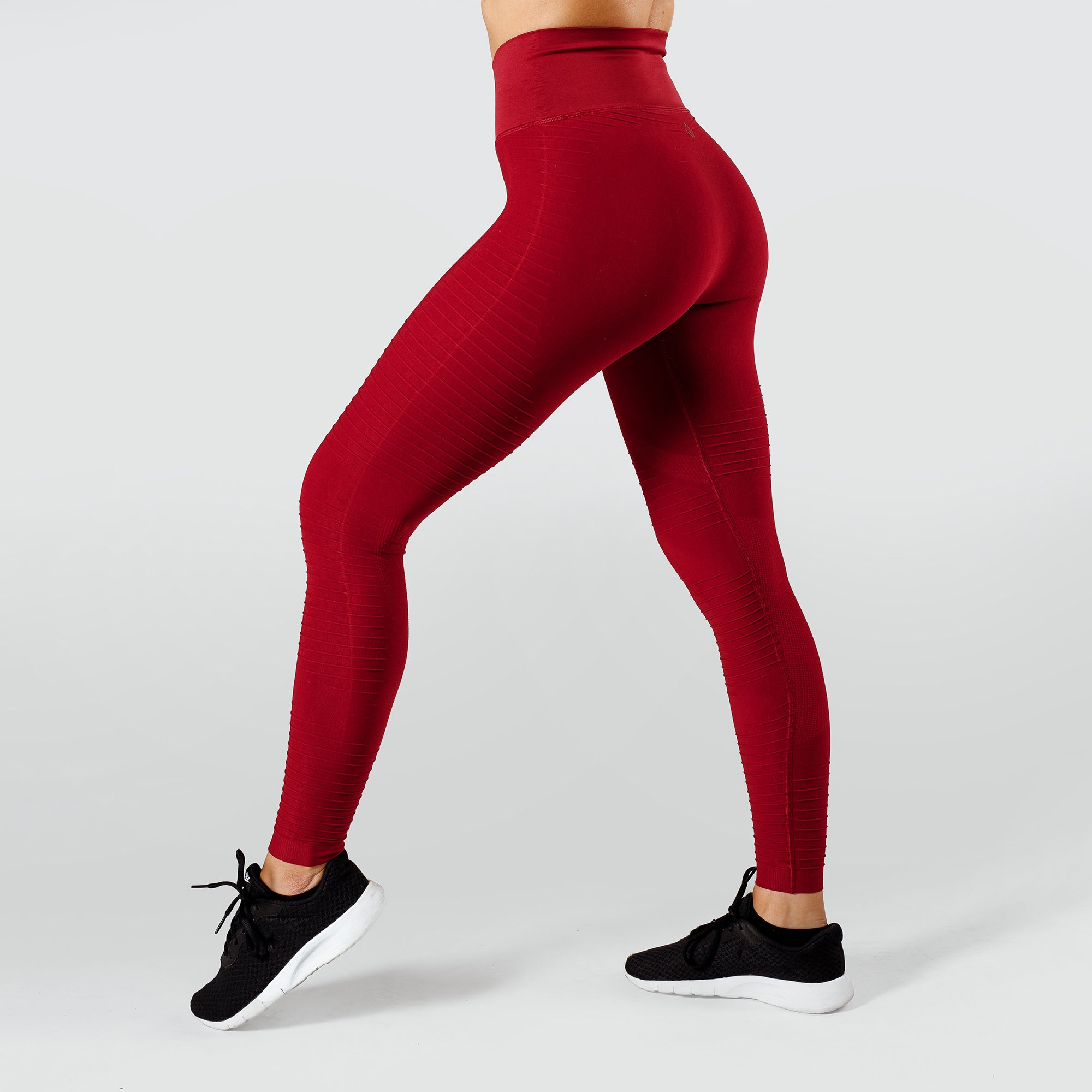 P.E Nation Rogue Fitness Workout Athletic Leggings in Red