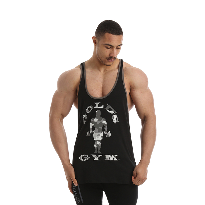 Golds Gym Vest Mens Muscle Joe Tank Top Fitness Stringer Bodybuilding Muscle Tee